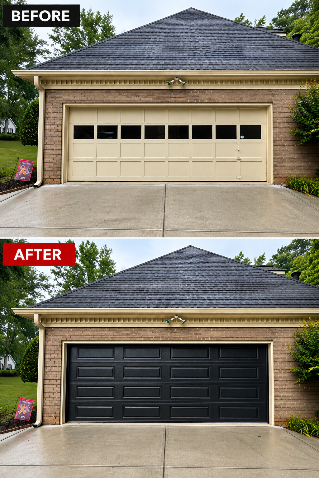 AMJ Garage Door completed project